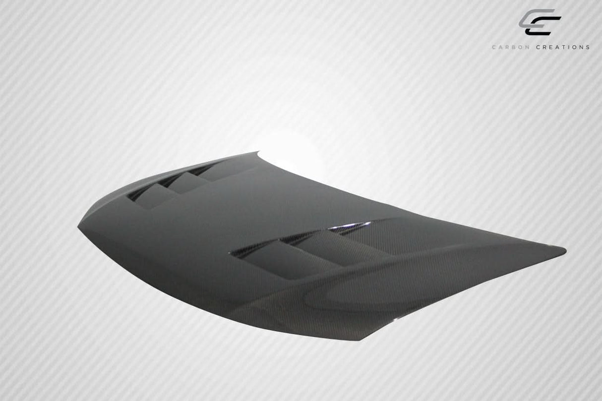 2012-2015 Honda Civic TS-1 Style Hood - Carbon Fiber