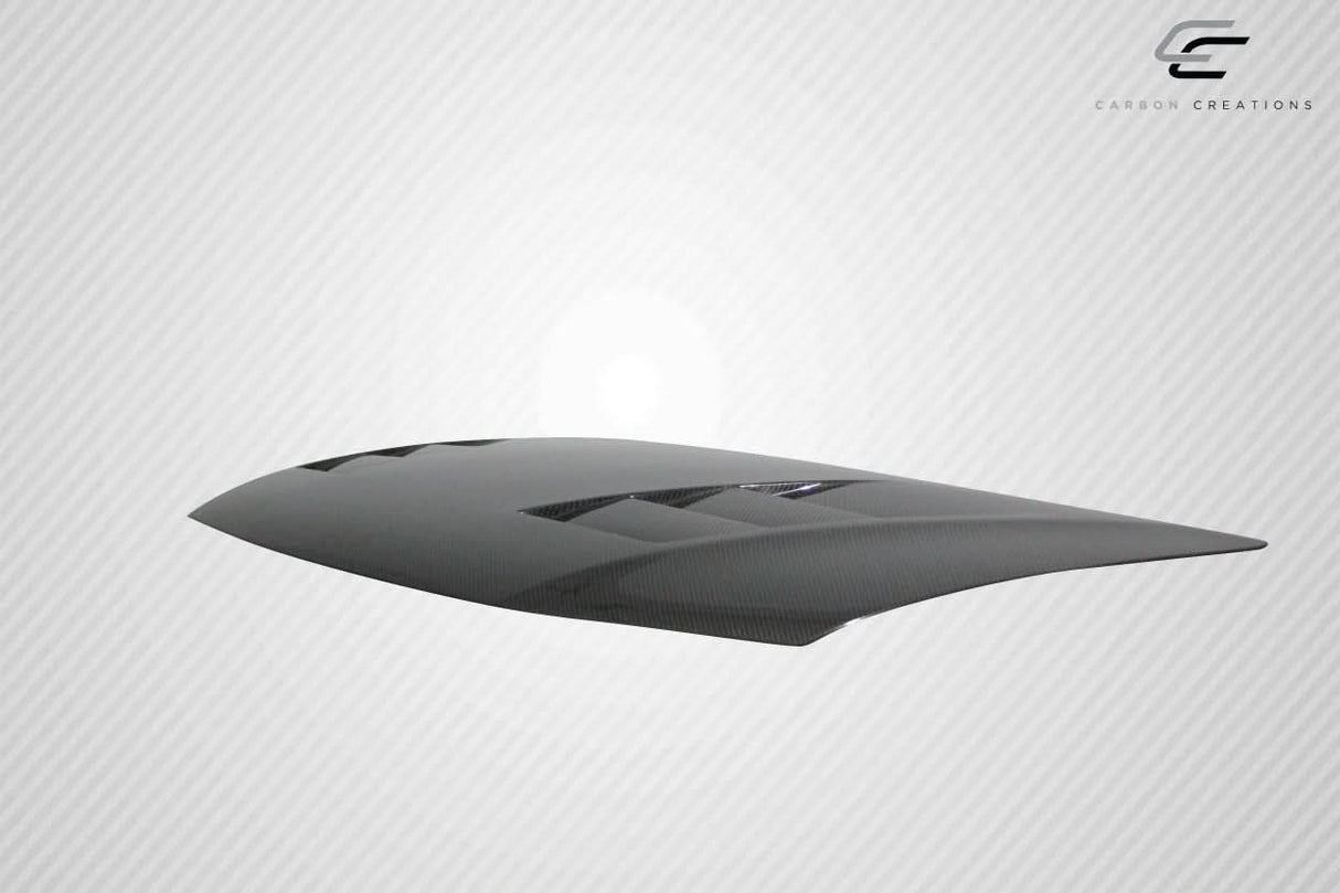 2012-2015 Honda Civic TS-1 Style Hood - Carbon Fiber