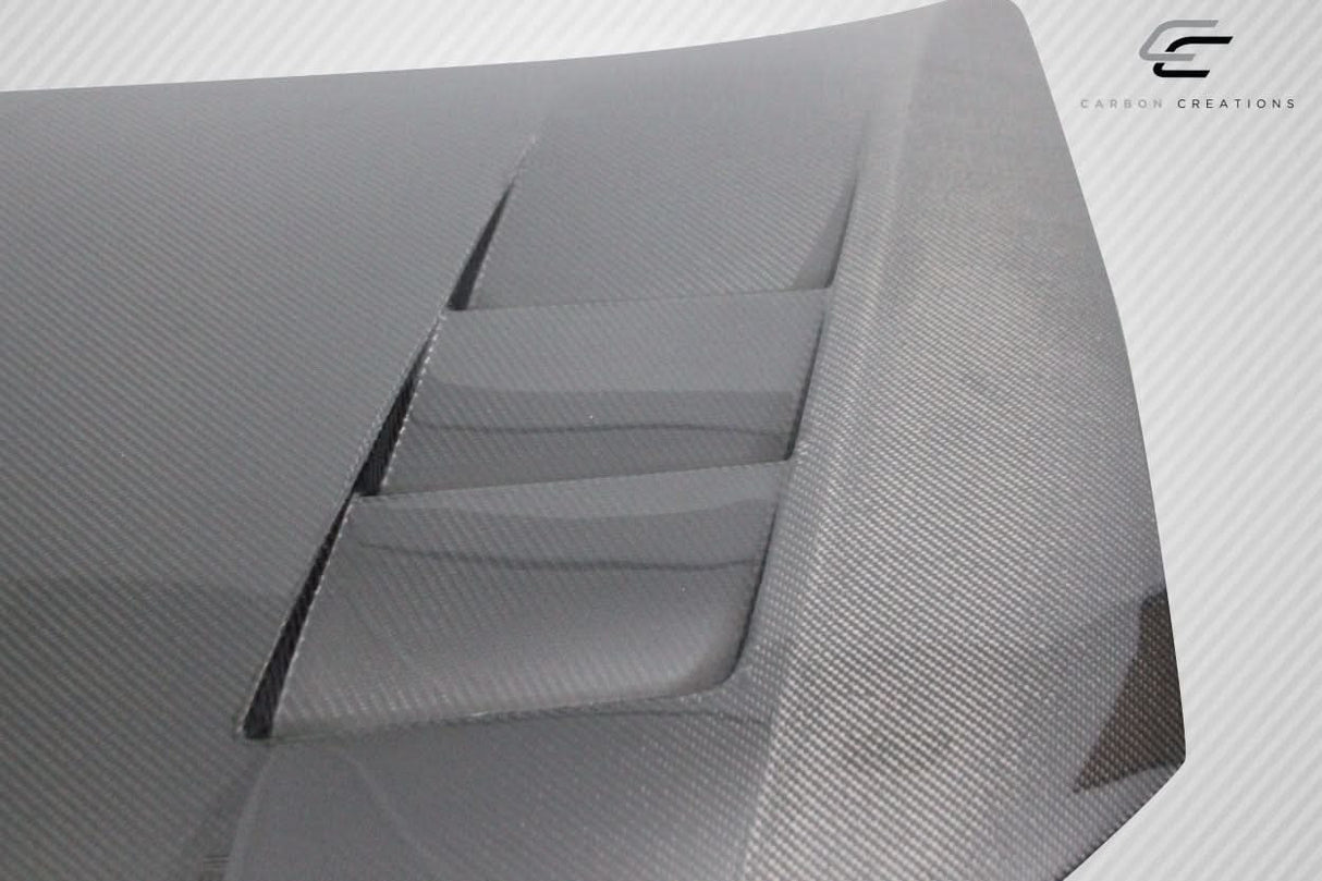 2012-2015 Honda Civic TS-1 Style Hood - Carbon Fiber