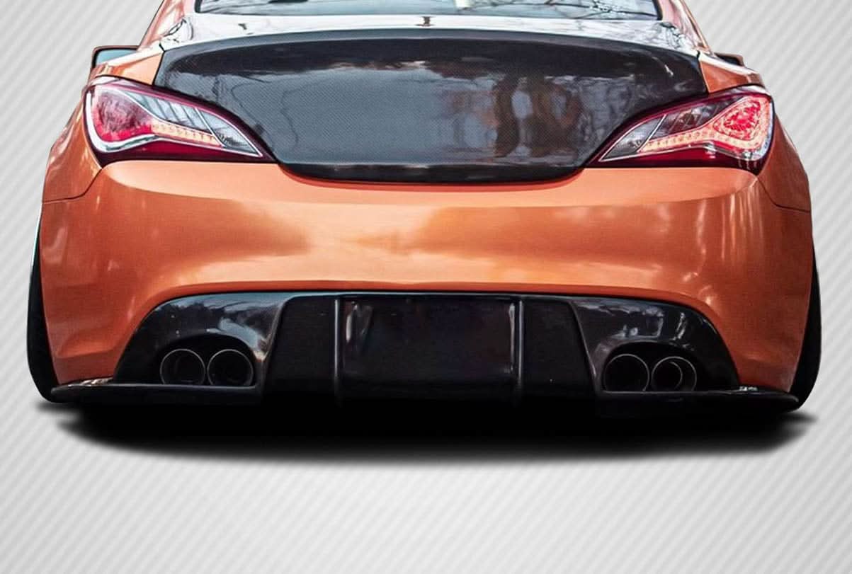 2010-2016 Hyundai Genesis Coupe Speedster Style Rear Diffuser - Dry Carbon