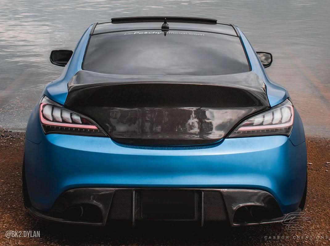2010-2016 Hyundai Genesis Coupe Speedster Style Rear Diffuser - Dry Carbon