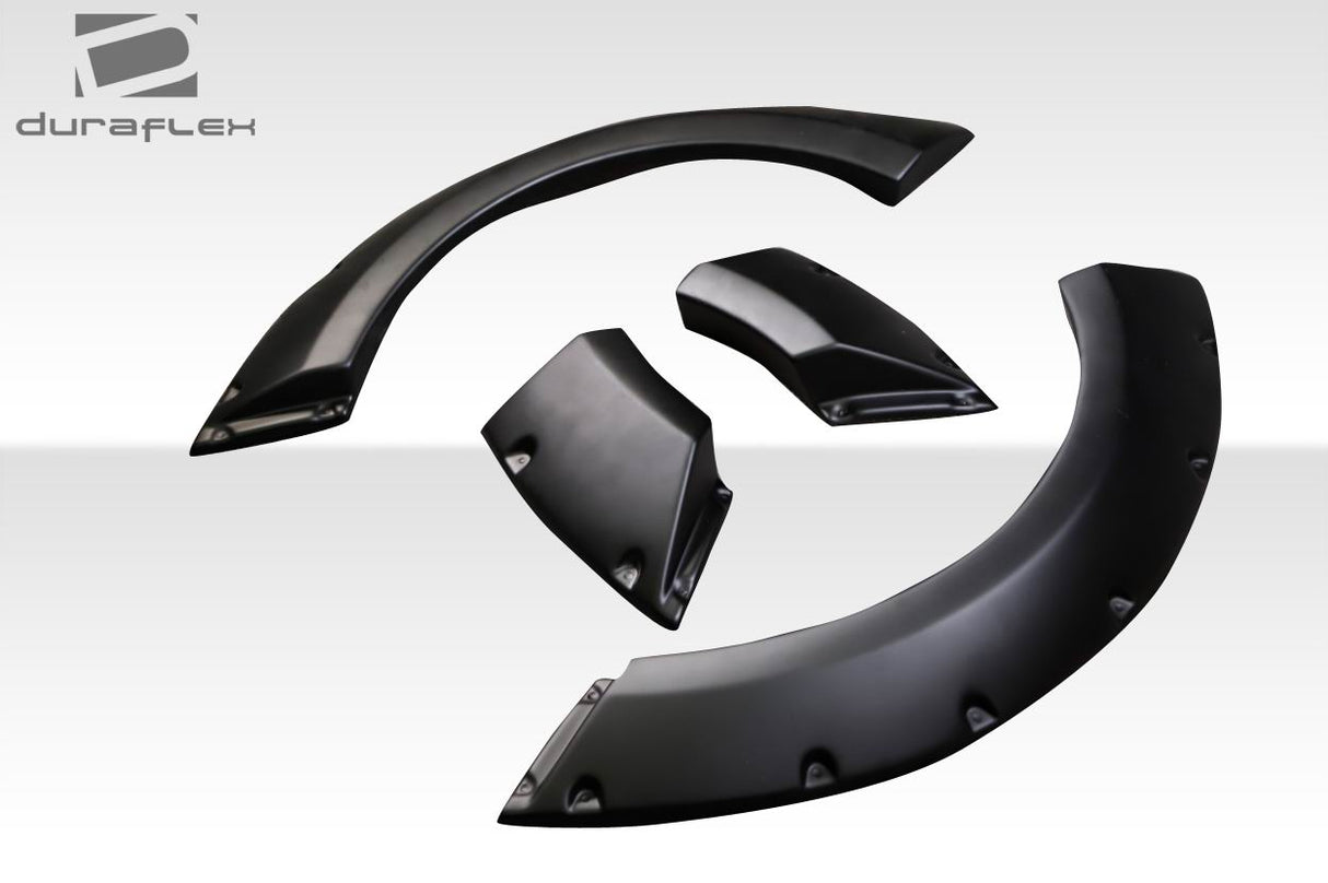 2012-2017 Hyundai Veloster Turbo Duraflex Envision Rear Fender Flares - 4 Piece