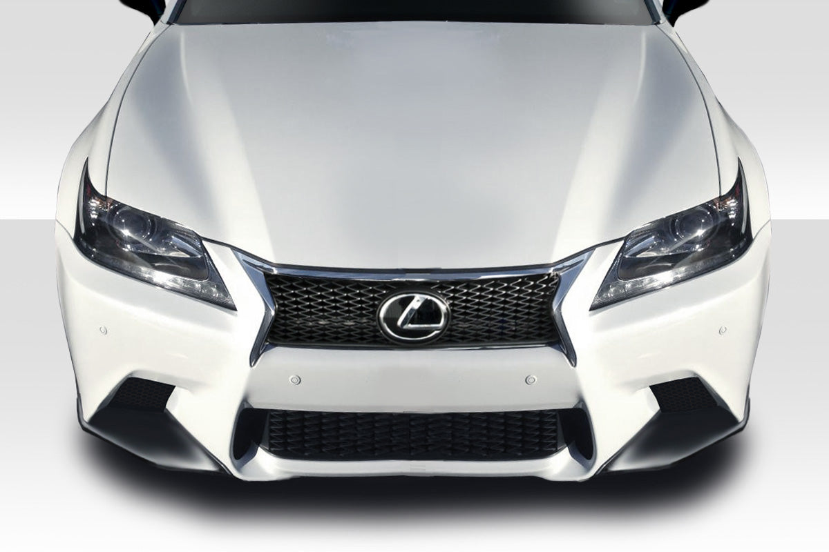 2013-2015 Lexus GS F Sport X-5 Style Front Splitter - 2 Piece - FRP