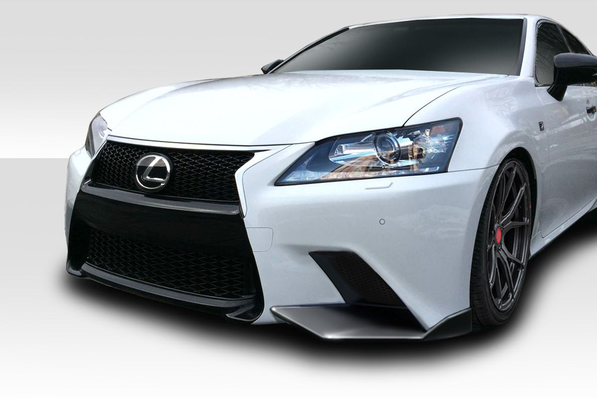 2013-2015 Lexus GS F Sport X-5 Style Front Splitter - 2 Piece - FRP