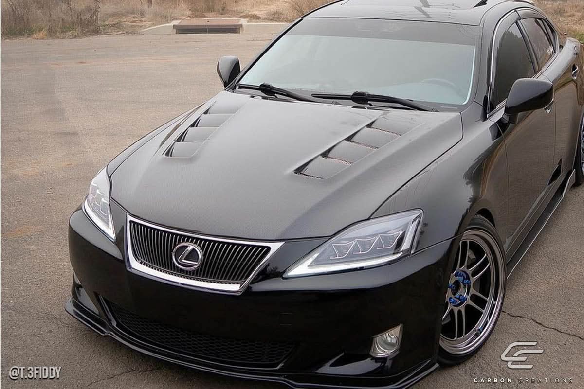 2006-2013 Lexus IS250/IS350 DriTech TS-2 Style Hood - Carbon Fiber
