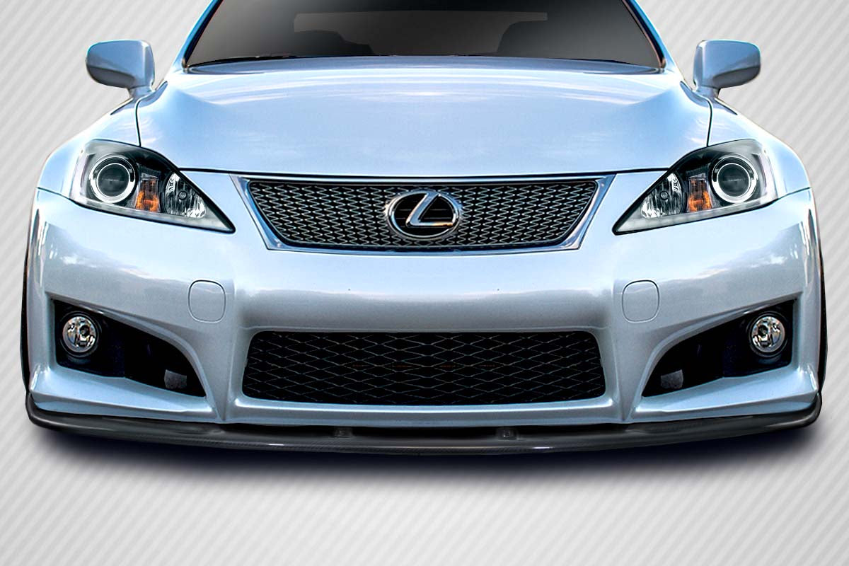 2008-2014 Lexus IS-F DriTech Luxion Style Front Lip Splitter - Carbon