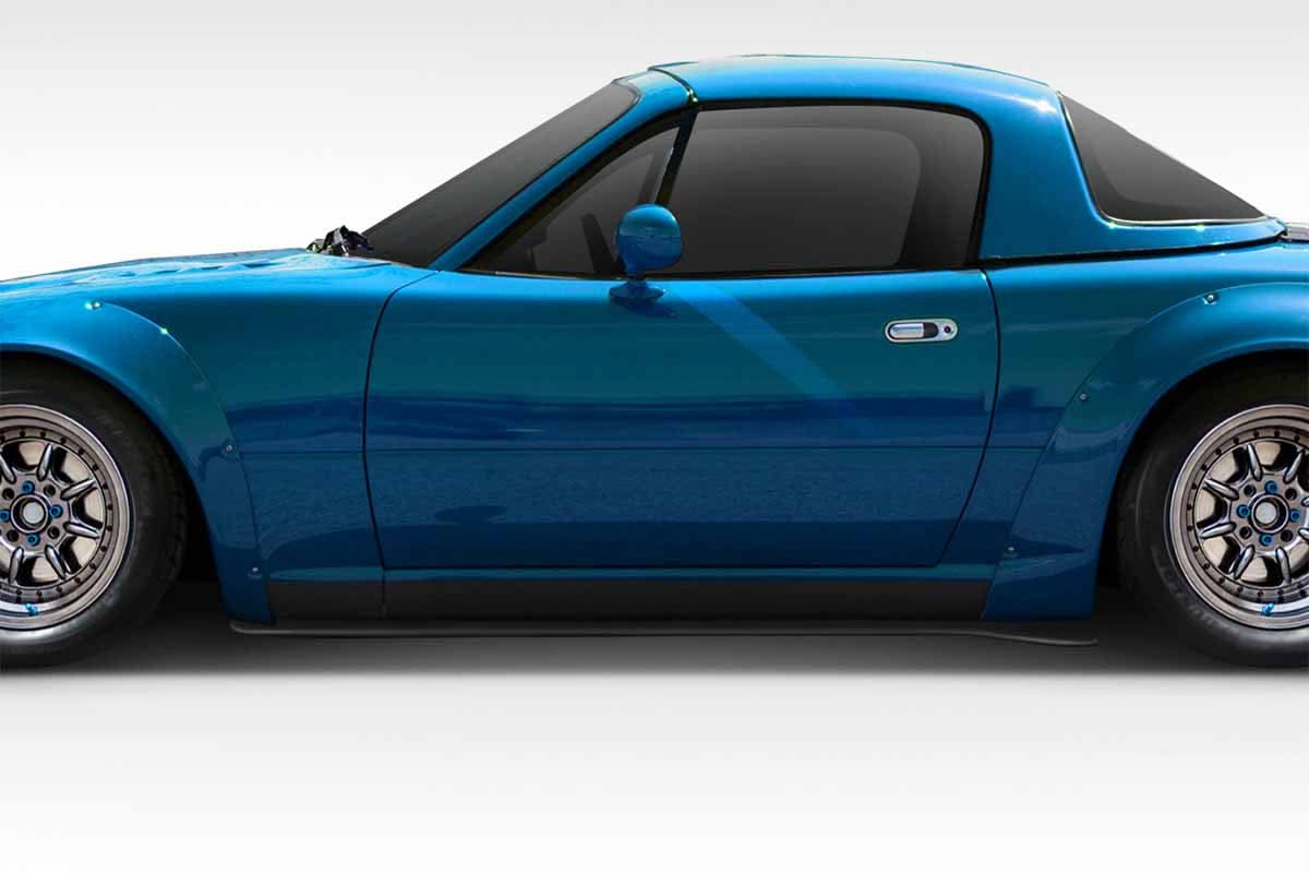 1990-1997 Mazda Miata Pro Garage Style Side Skirts Splitters - FRP