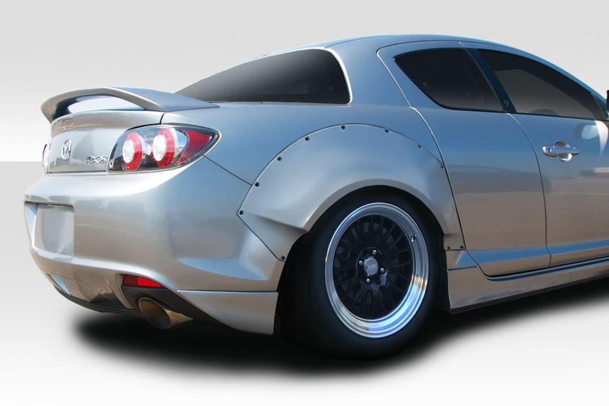 2004-2011 Mazda RX-8 RBS Style Rear Fender Flares - FRP