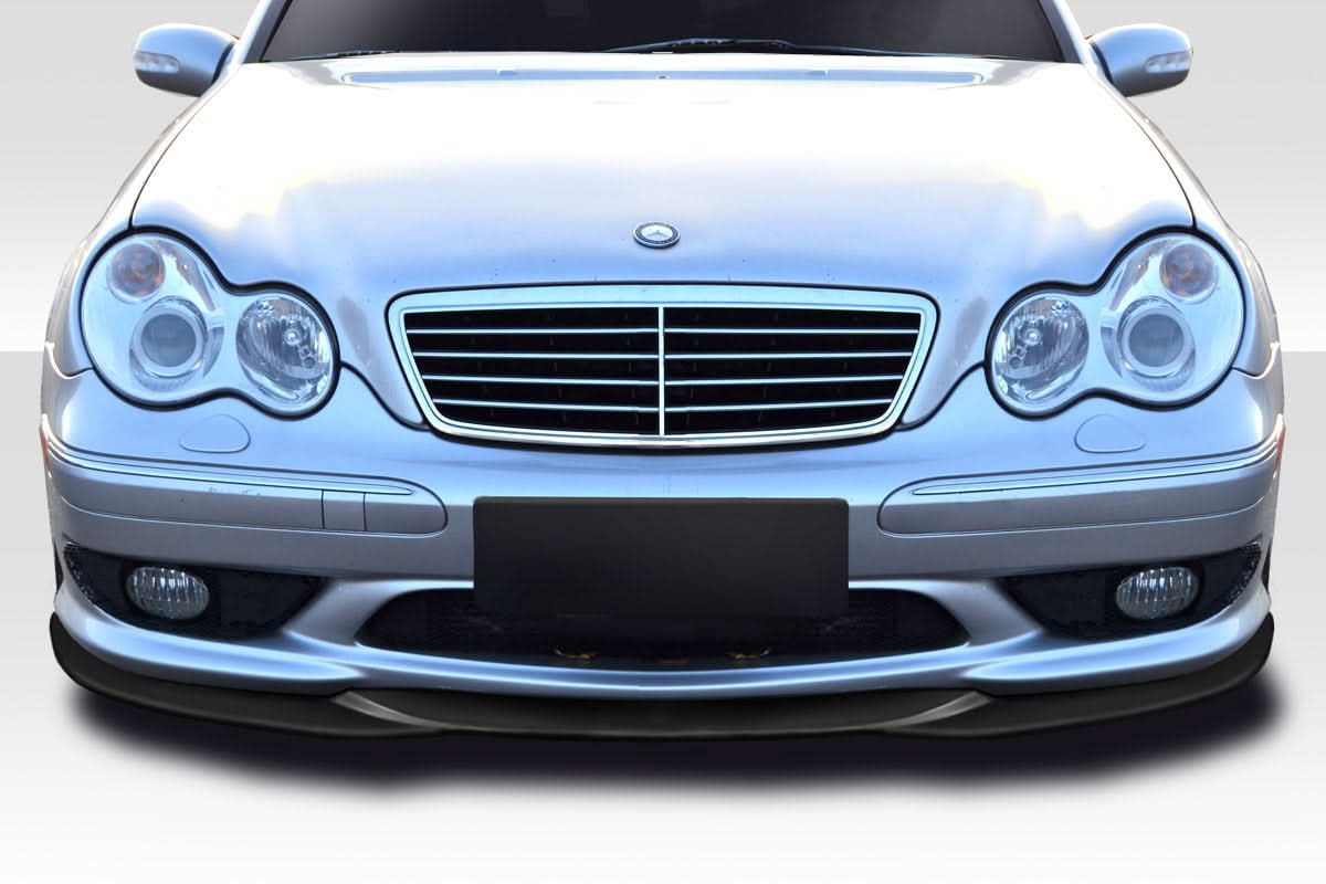 2001-2007 Mercedes C Class W203 L-Sport Style Front Lip Spoiler - FRP