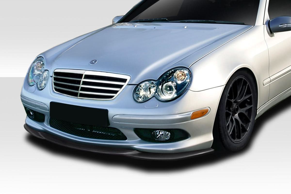 2001-2007 Mercedes C Class W203 L-Sport Style Front Lip Spoiler - FRP