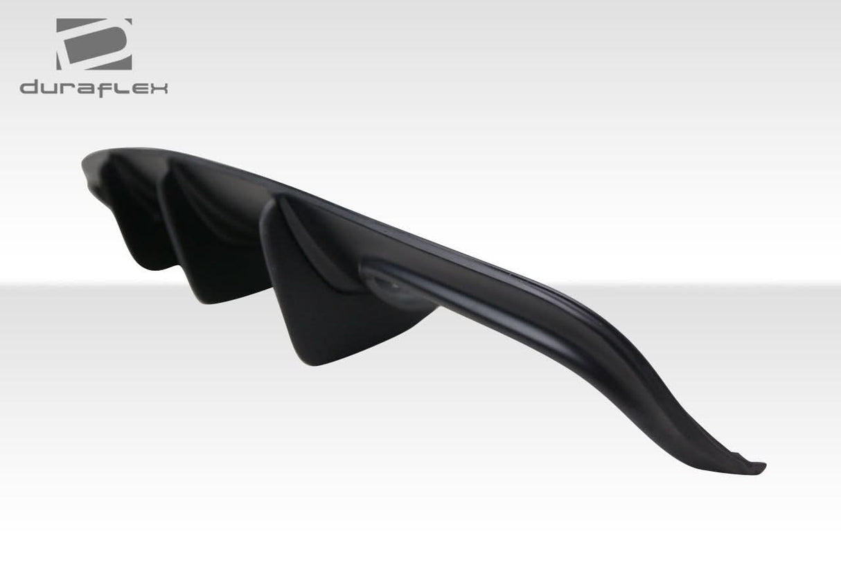 2008-2011 Mercedes C Class Super Fin Style Rear Diffuser - FRP