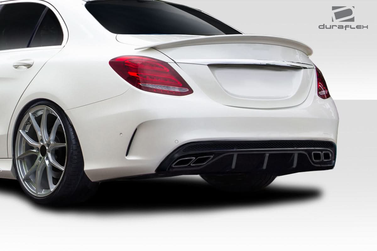 2015-2021 Mercedes C Class C63 Look Rear Diffuser - FRP