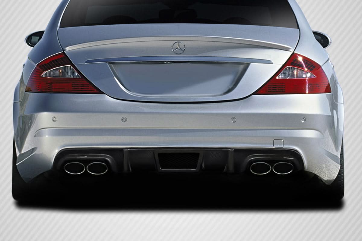 2006-2011 Mercedes CLS W219 L Sport Style Rear Diffuser - Carbon