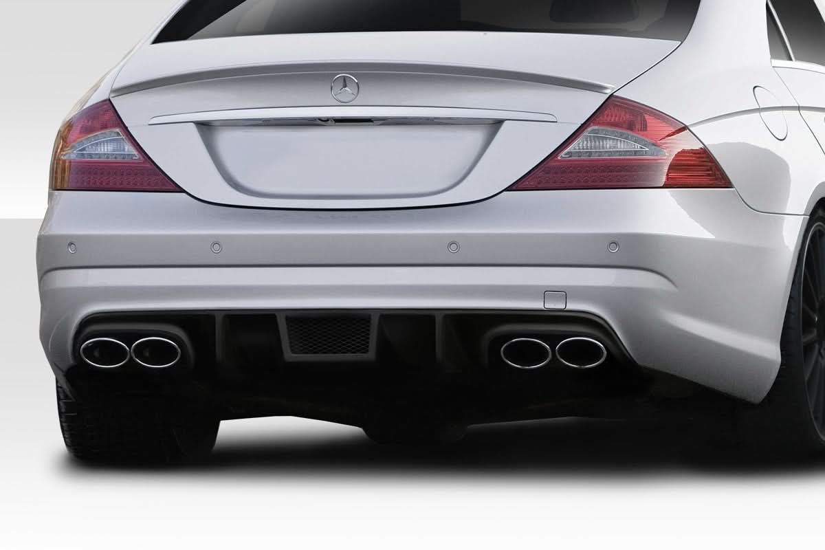 2006-2011 Mercedes CLS L Sport Style Rear Diffuser - FRP