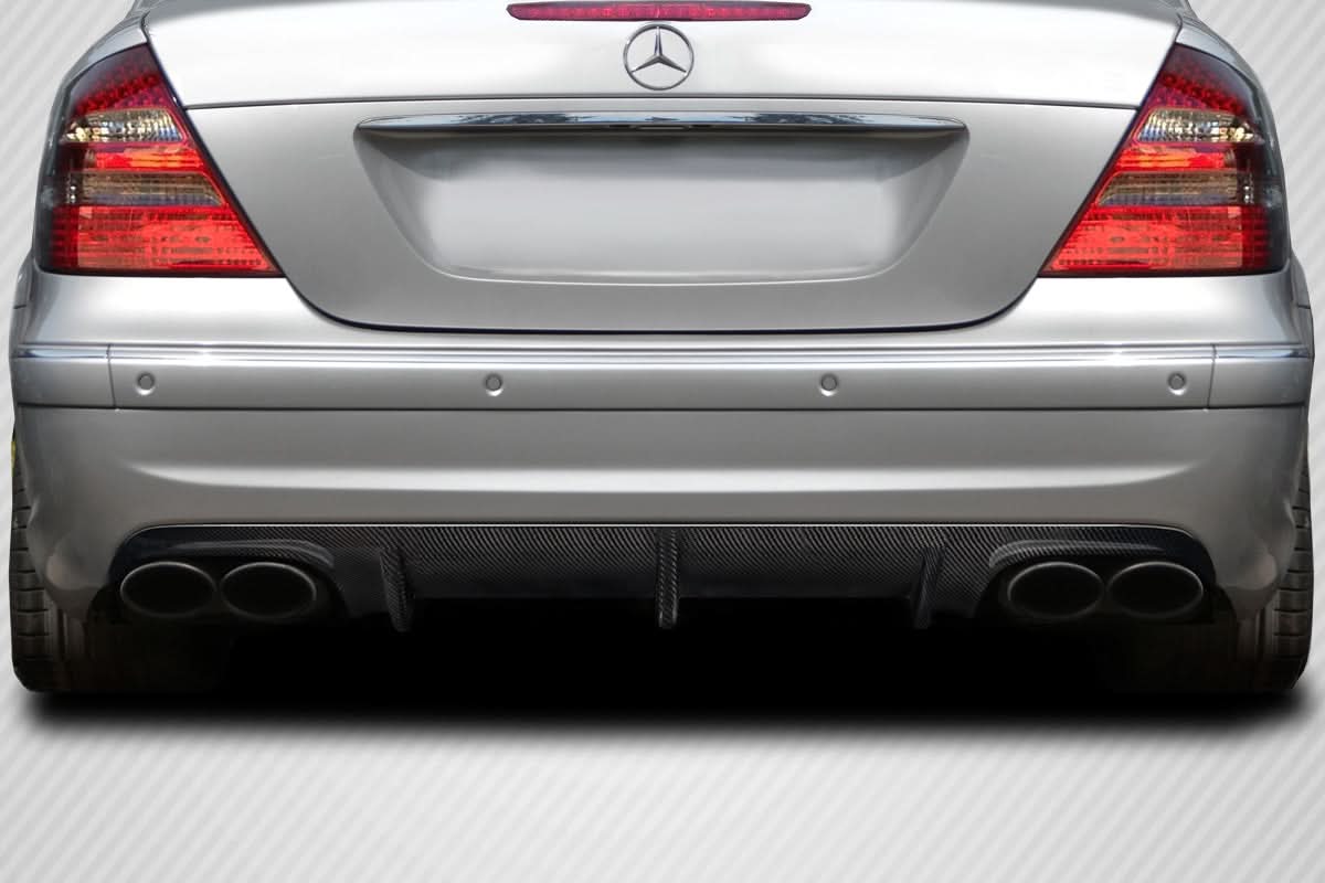 2003-2006 Mercedes E55 W211 L Sport Style Rear Diffuser - Carbon Fiber
