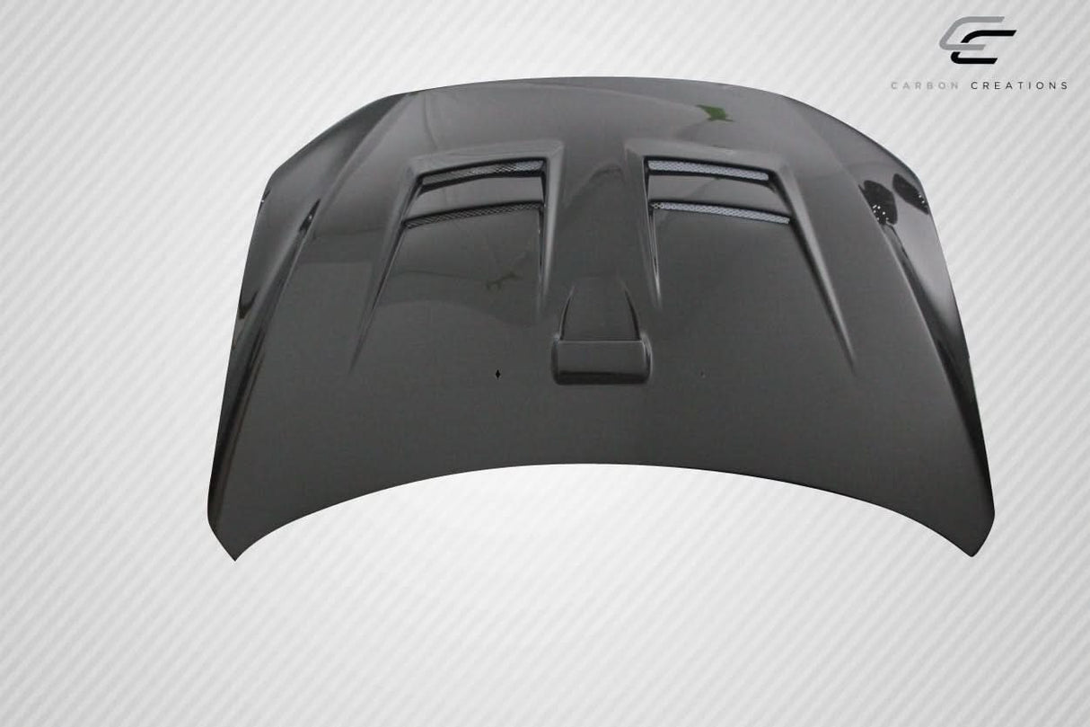 2008-2017 Mitsubishi Lancer D Spec Style Hood - Carbon Fiber