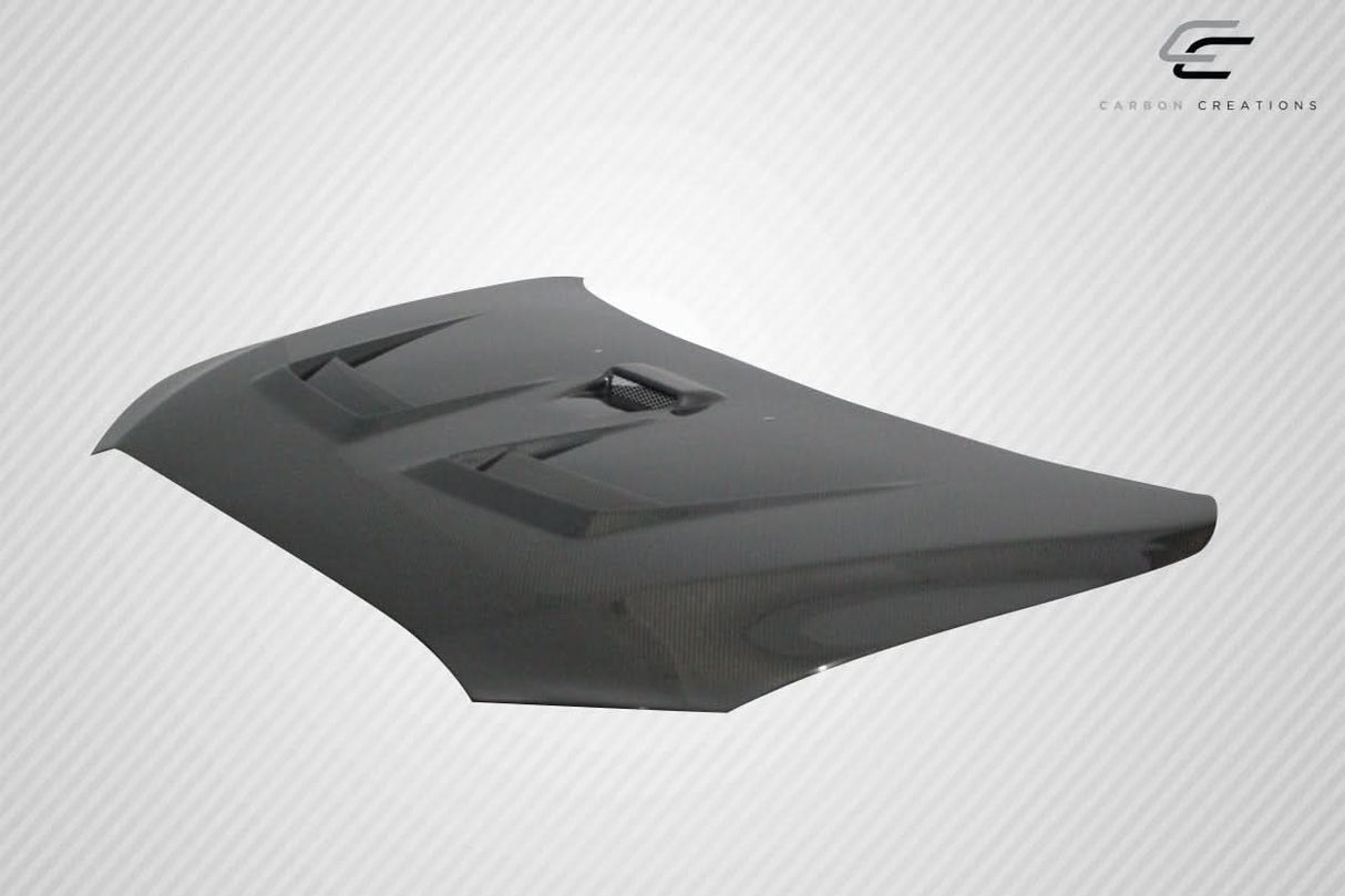 2008-2017 Mitsubishi Lancer D Spec Style Hood - Carbon Fiber
