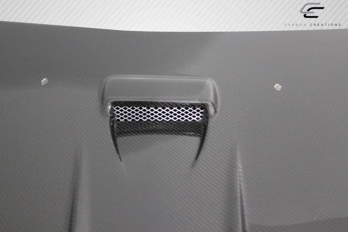 2008-2017 Mitsubishi Lancer D Spec Style Hood - Carbon Fiber