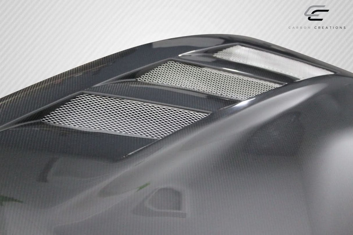 2009-2020 Nissan 370Z AM-S Style Hood - Carbon Fiber