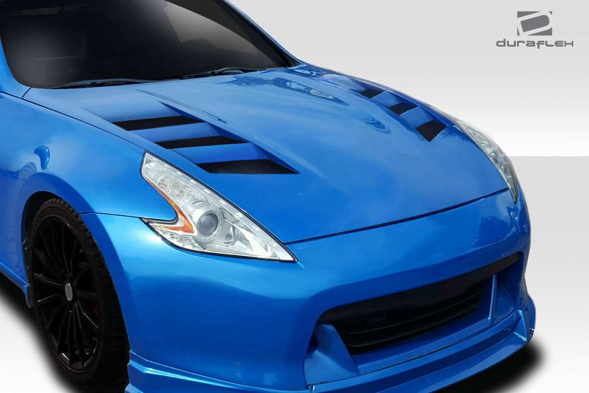 2009-2020 Nissan 370Z AM-S Style Hood - 1 Piece - FRP
