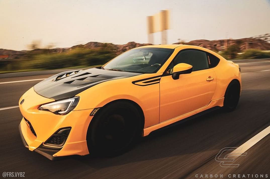 2013-2020 Toyota 86 VRS Style Hood - Carbon Fiber