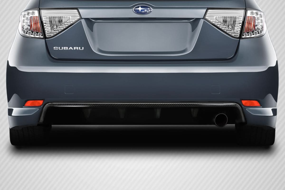 2008-2010 Subaru Impreza WRX DriTech Style Rear Diffuser - Carbon Fiber