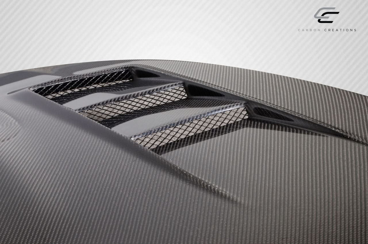 2015-2021 Subaru WRX C-1 Style Hood - Carbon Fiber