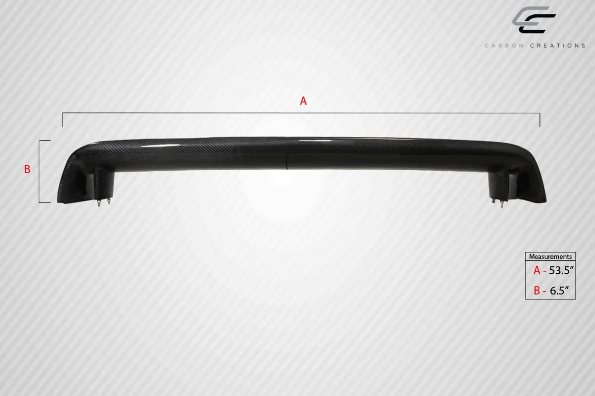 Universal Skyline R32 Style Wing Spoiler - Carbon Fiber