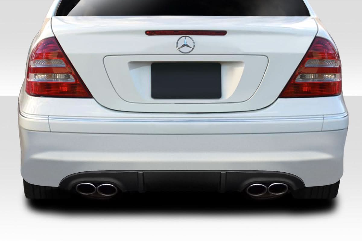 2001-2007 Mercedes C Class L-Sport Style Rear Diffuser - FRP
