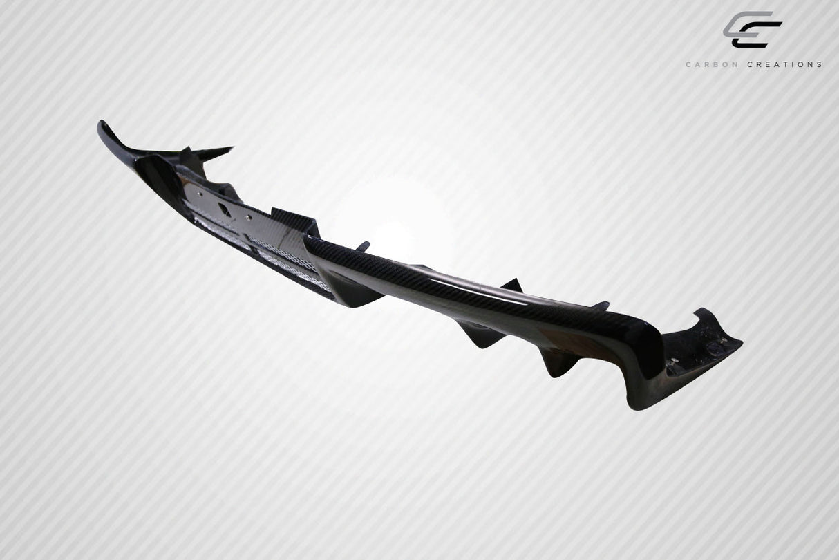 2008-2015 Mitsubishi Lancer Evo X Carbon Creations DriTech OEM Look Rear Diffuser - 1 Piece