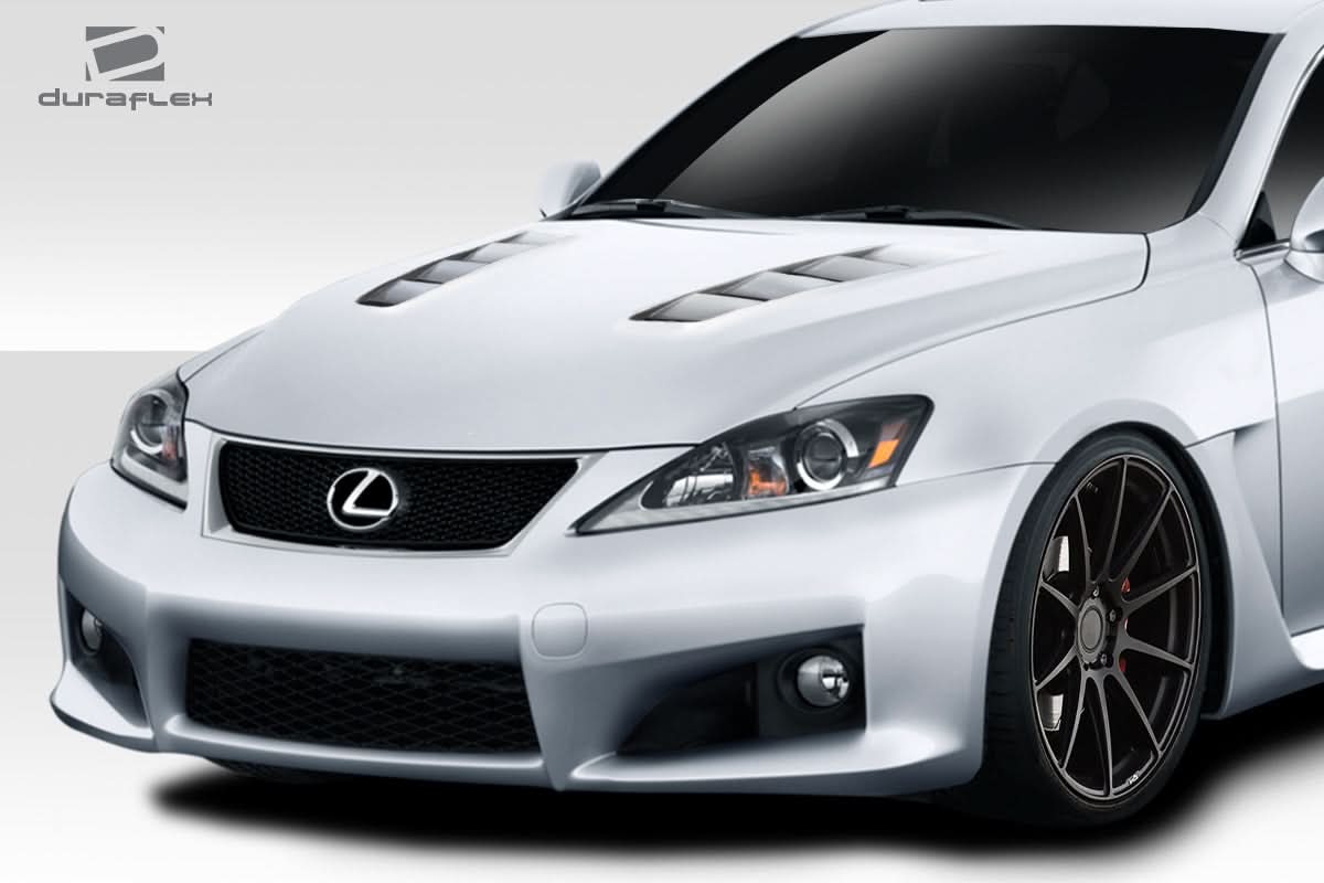 2008-2014 Lexus IS-F TS-2 Style Hood - 1 Piece - FRP