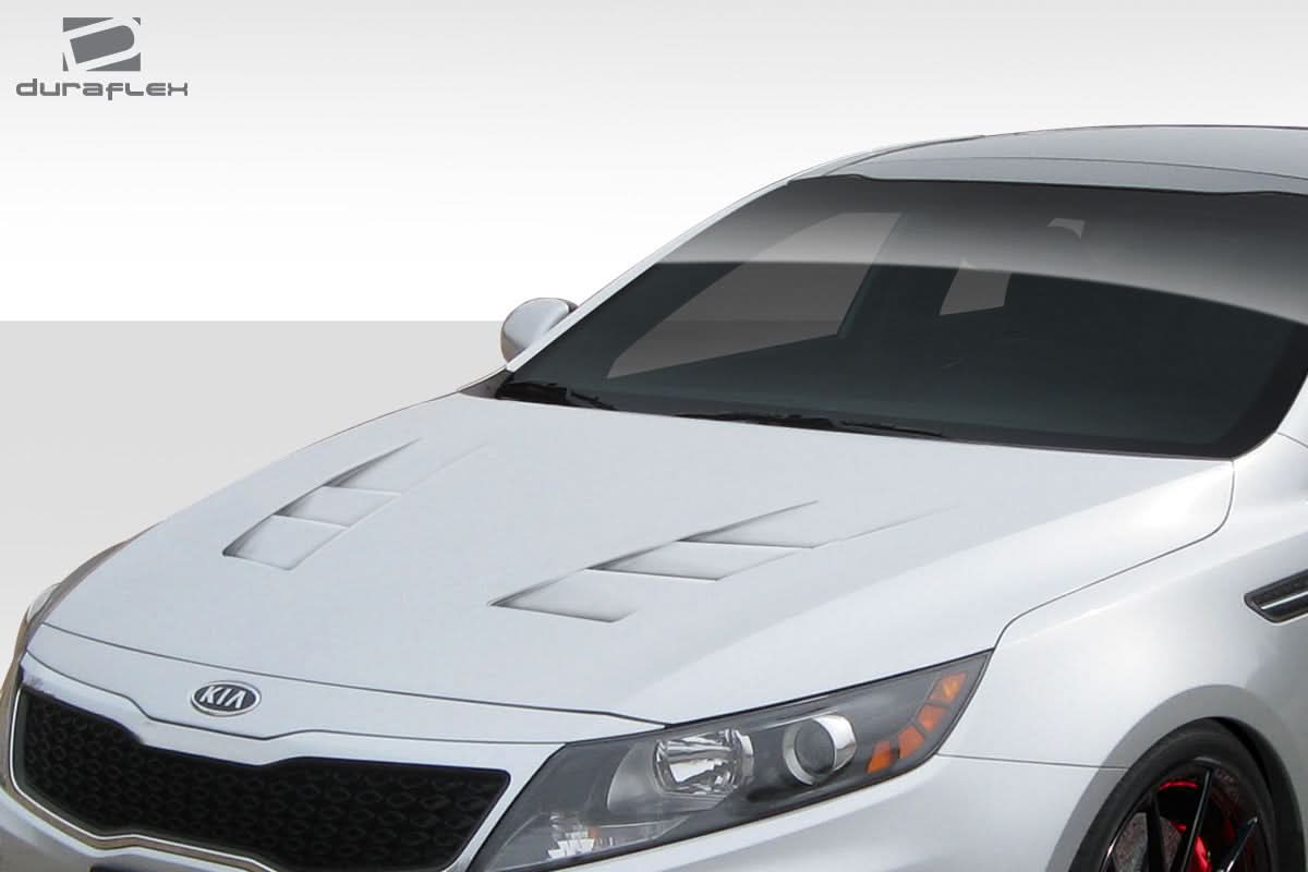 2011-2015 Kia Optima TS-1 Style Hood - FRP