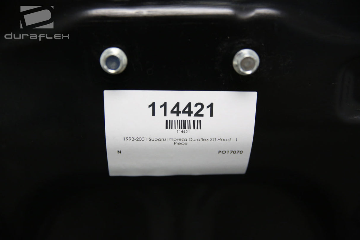 1993-2001 Subaru Impreza Duraflex STI Look Hood - 1 Piece