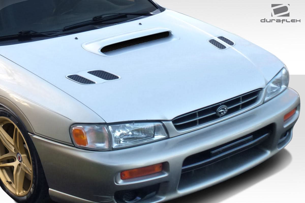 1993-2001 Subaru Impreza STI Look Hood - 1 Piece - FRP
