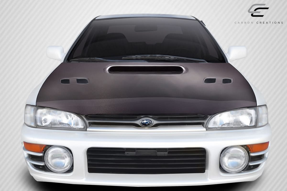1993-2001 Subaru Impreza STI Look Hood - Carbon Fiber
