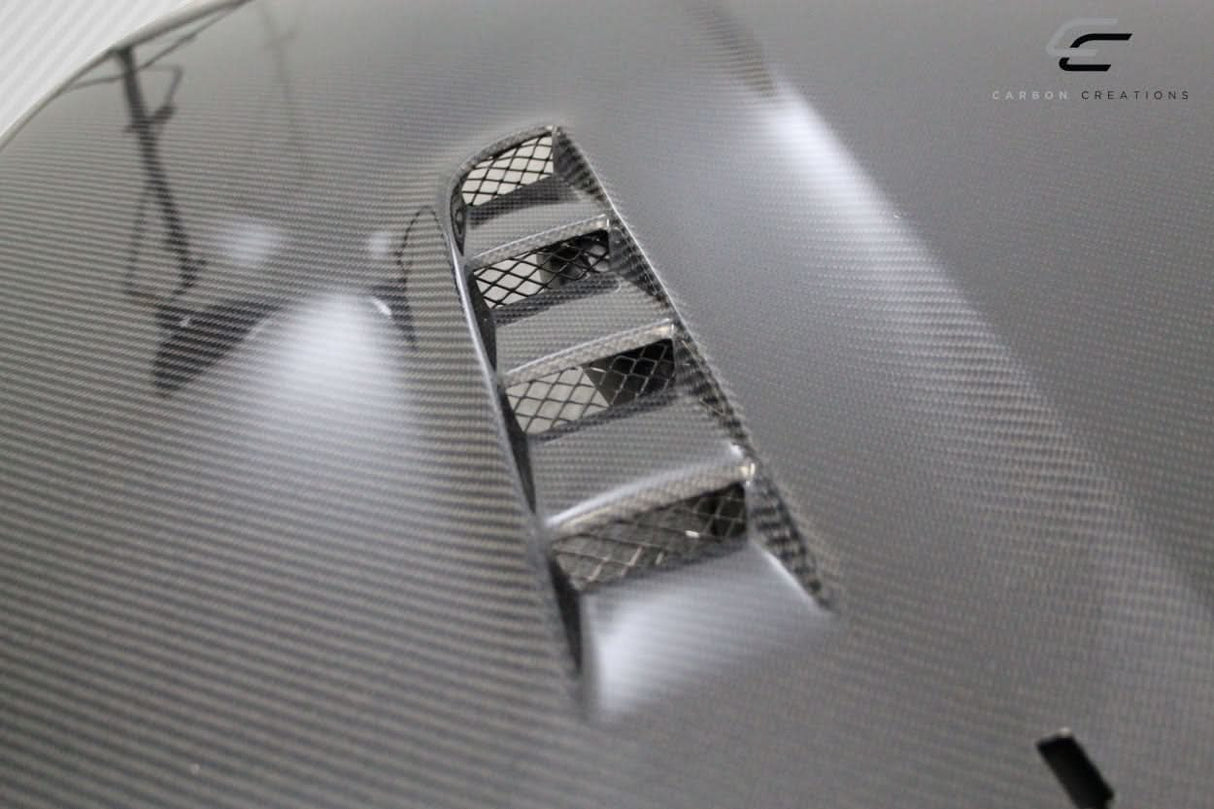 2016-2018 Ford Focus RS Look Hood - Carbon Fiber