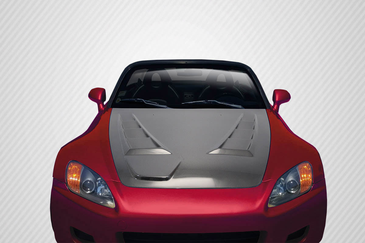 2000-2009 Honda S2000 Type M Style Hood - Carbon Fiber