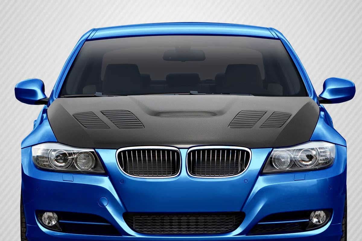 2009-2011 BMW 3 Series E90 GTR Style Hood - Carbon Fiber