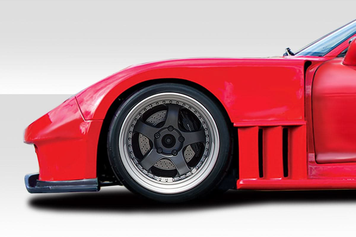 1993-1997 Mazda RX-7 Bossen Style Wide Body Front Fenders - FRP
