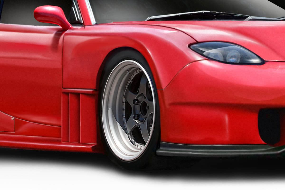 1993-1997 Mazda RX-7 Bossen Style Wide Body Front Fenders - FRP