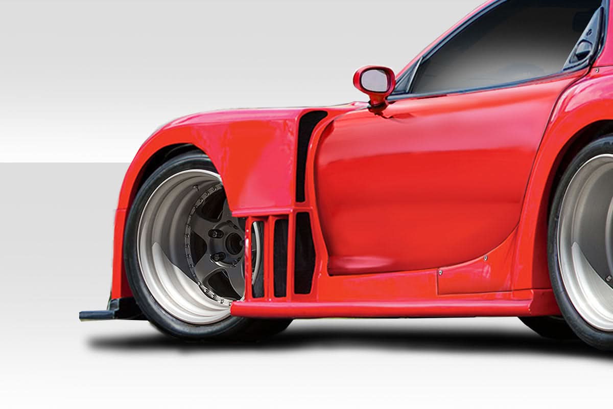 1993-1997 Mazda RX-7 Bossen Style Wide Body Front Fenders - FRP