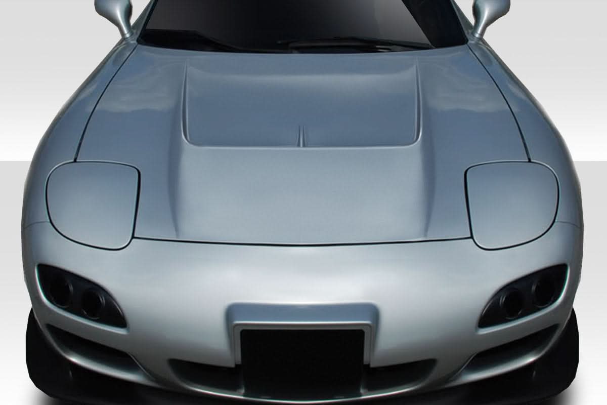 1993-1997 Mazda RX-7 Bossen Style Wide Body Hood - FRP