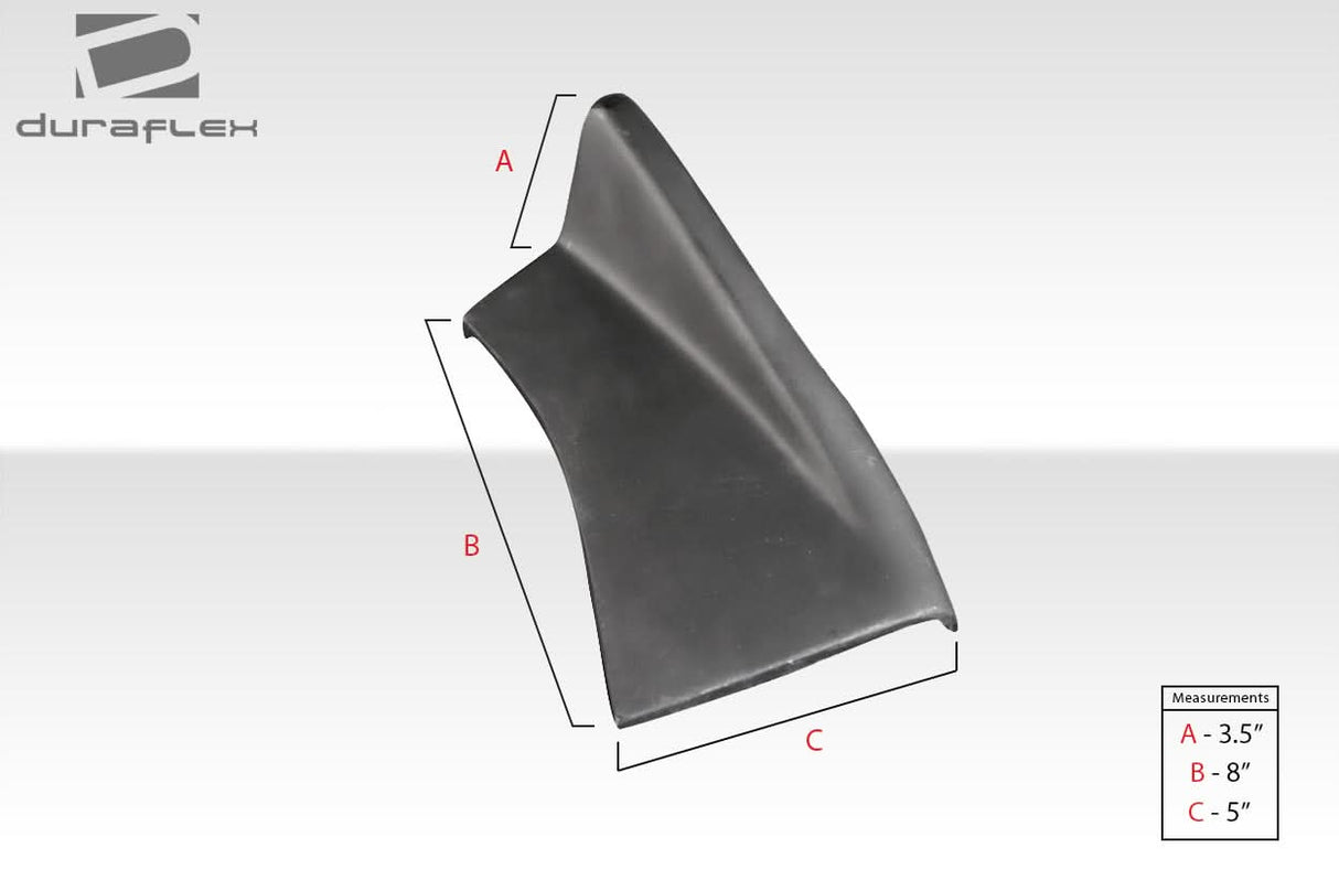 Universal Adjustable Front Splitter 3 Piece - FRP
