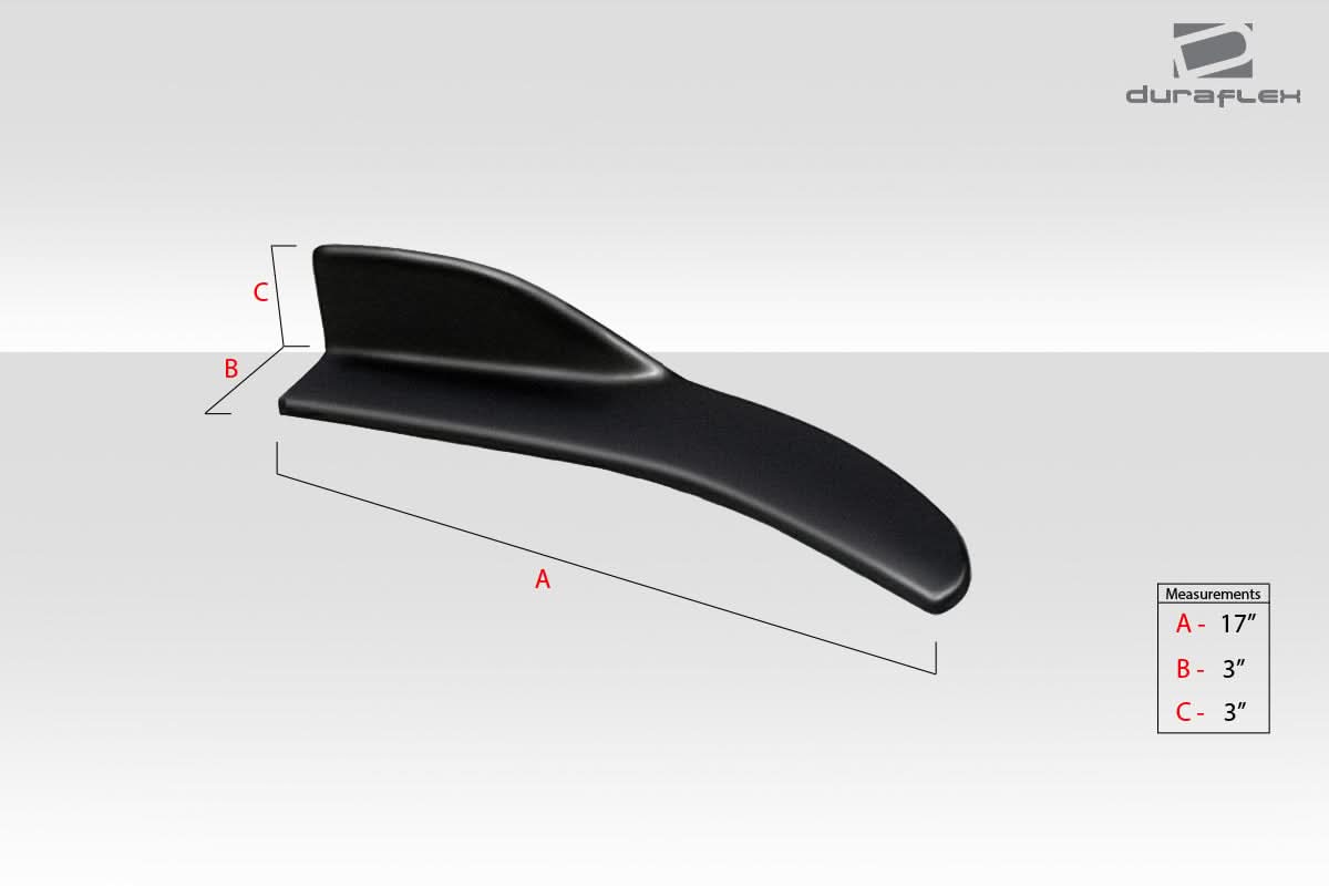 Universal Type 2 Style Winglet Splitters - 2 Piece - FRP