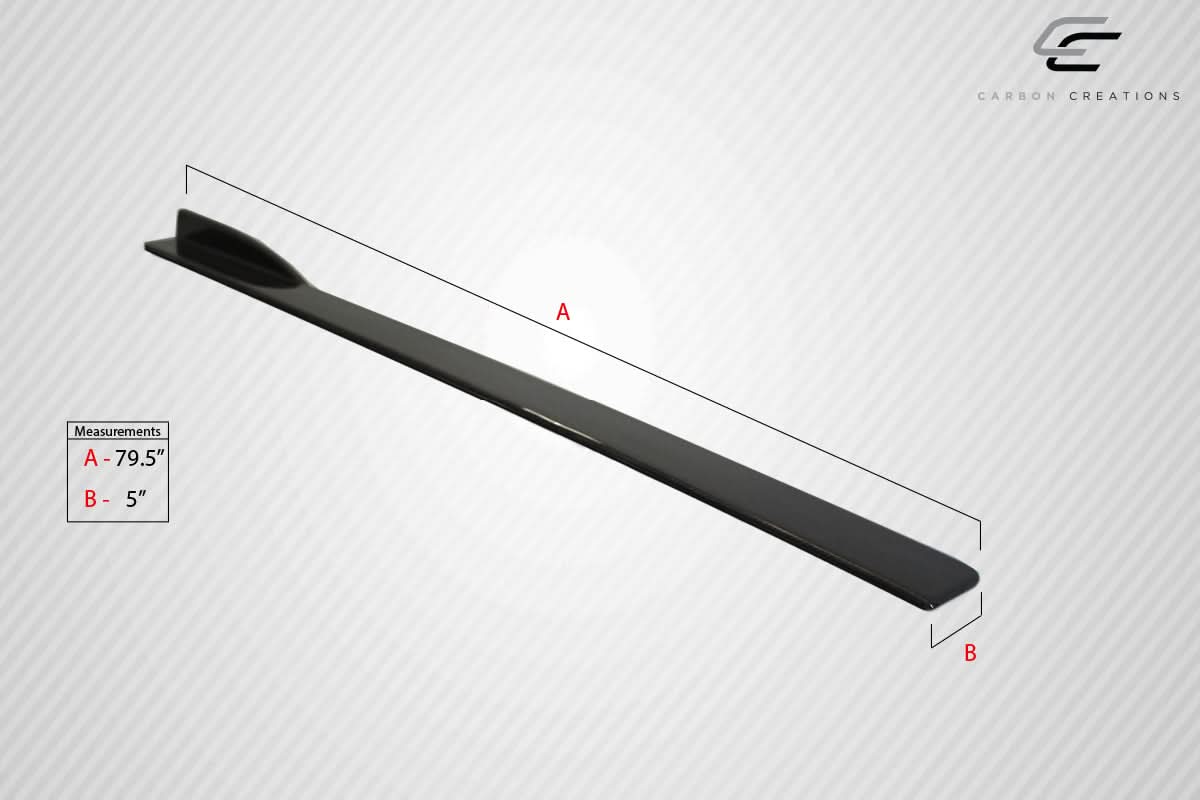 Universal C-Speed Style Side Splitters - Carbon Fiber