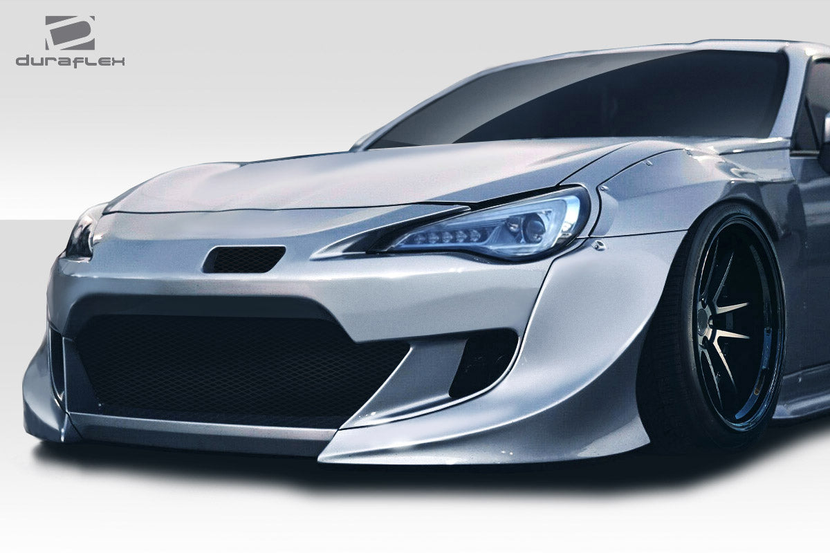 2013-2020 Toyota 86/Scion FR-S/Subaru BRZ GT500 V3 Style Wide Body Front Bumper - FRP