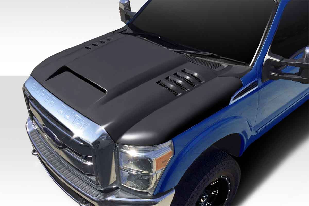 2011-2016 Ford Super Duty F250 F350 F450 RK-S Style Hood - FRP