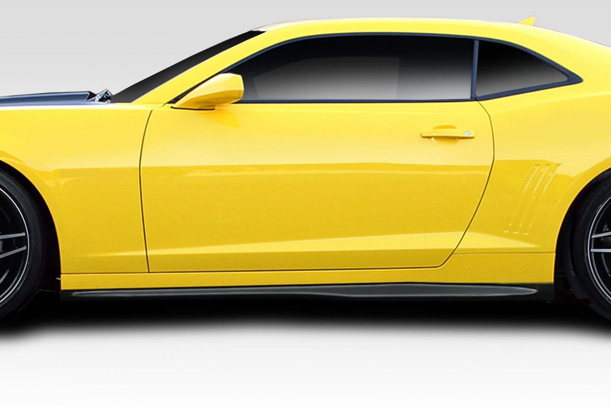 2010-2015 Chevrolet Camaro ZL1 V2 Look Side Skirts - 2 Piece - FRP