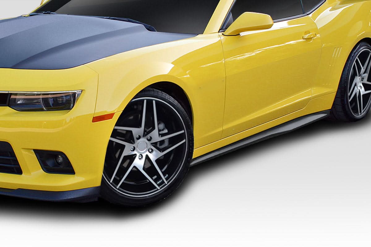 2010-2015 Chevrolet Camaro ZL1 V2 Look Side Skirts - 2 Piece - FRP
