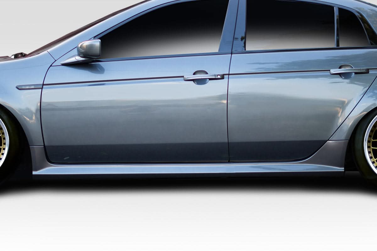 2004-2008 Acura TL A Spec Look Side Skirts - 2 Piece - FRP